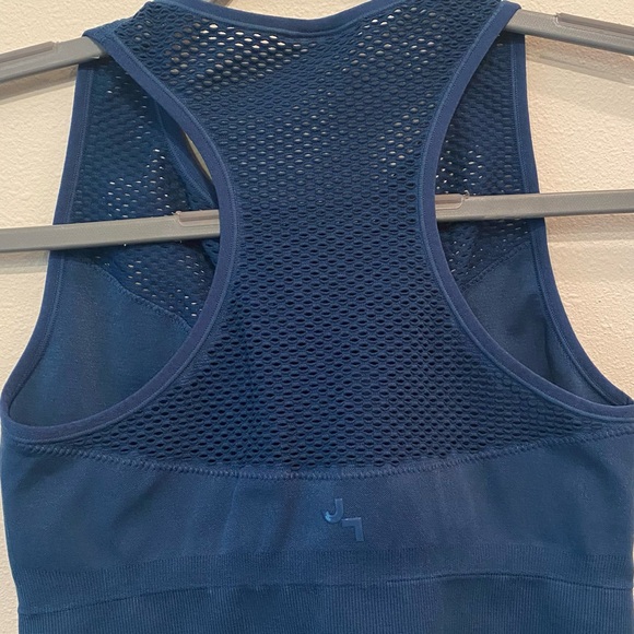 JoyLab Blue Racerback Crop Top - Picture 4 of 4